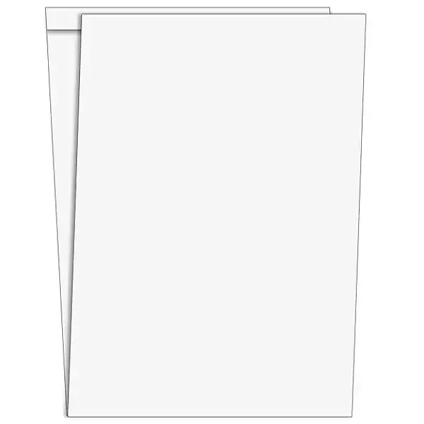 Display vindue print ramme A4 klæb transparent