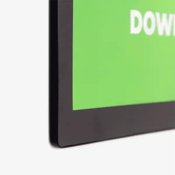 Display Magnet Plakatramme A2 sort slim antirefleks
