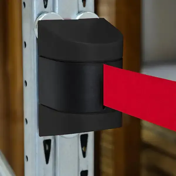 Display køleder magnetisk væg sort 460 cm rød