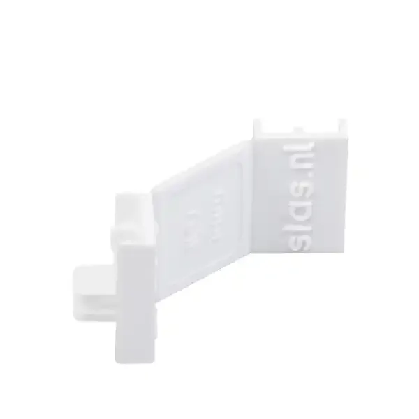 Display Minirail slutkappe hjørne hvid kombi