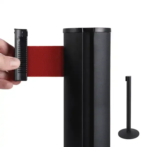 Display BBBLACK køleder stolpe sort rød sele 270 cm