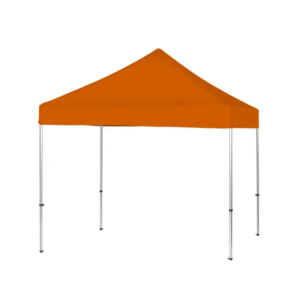 Display Festtelt alu 3x3 m orange-hvidt tag taske