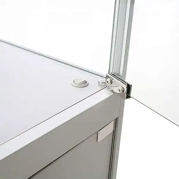 Display udstillingsmontre 90x90x45 LED sort
