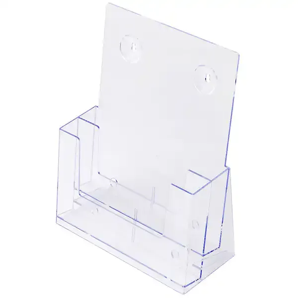 Display 2DA4P brochureholder bord 2 rum A4 klar