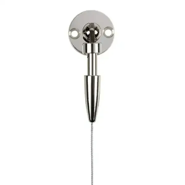Display kabel monteringsbeslag top vipbart stålwire