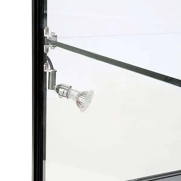 Display LED montre 90x90x45 cm sort underskab