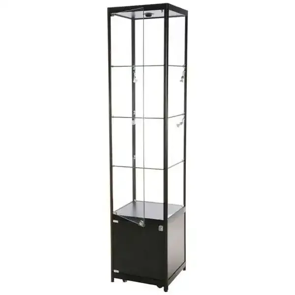 Display LED udstillingsmontre sort 45x200x45 cm