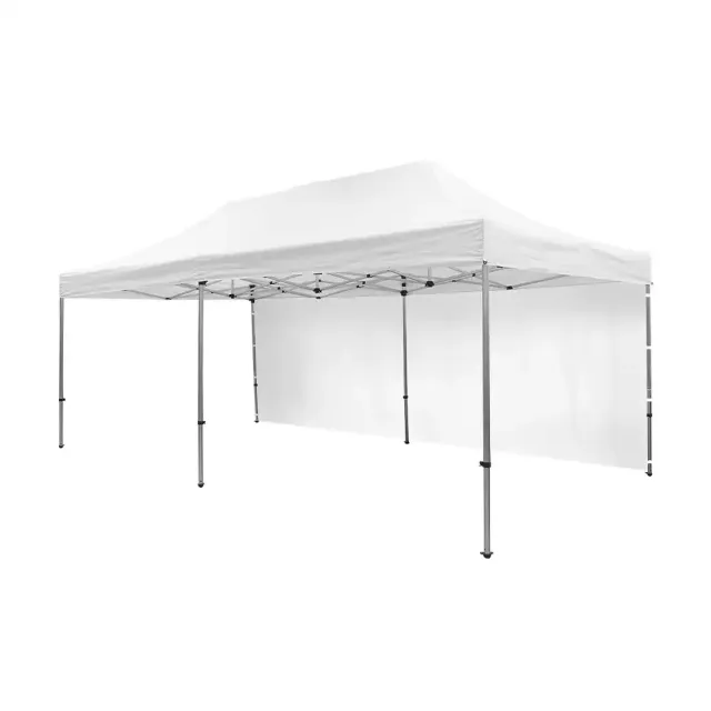 Display full wall hvid stofvaeg til alu telt 6x3 meter