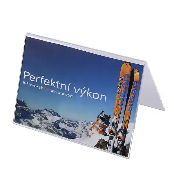 Display A5 skilteholder dobbeltsidet bredformat akryl
