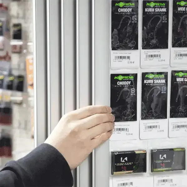 Display plakat bladrer KRA1G15 snaprammer 5 stk væg