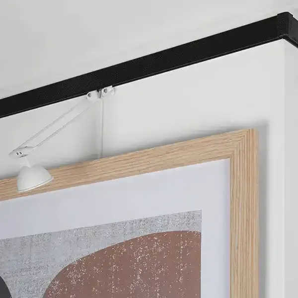 Display Multirail galleriskinne 12V 150 cm sort 45 kg