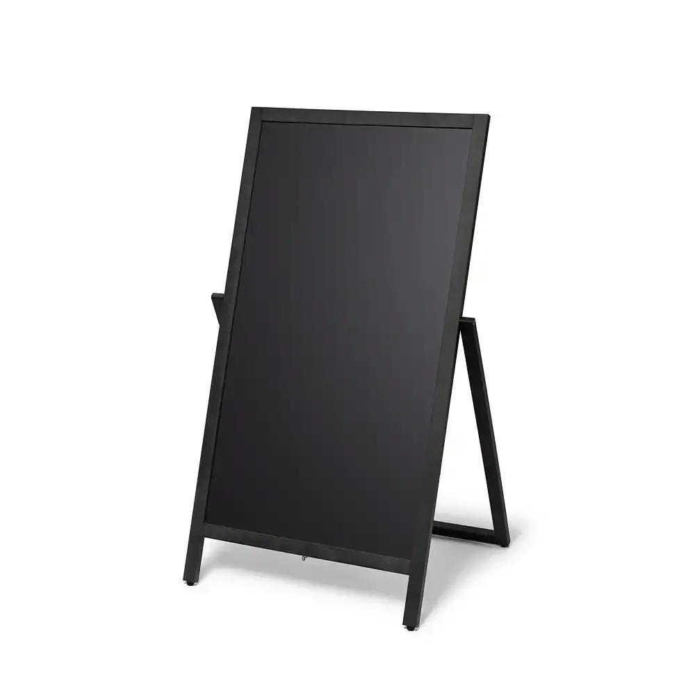 Display Flip A-skilt kridttavle 55x105 cm sort