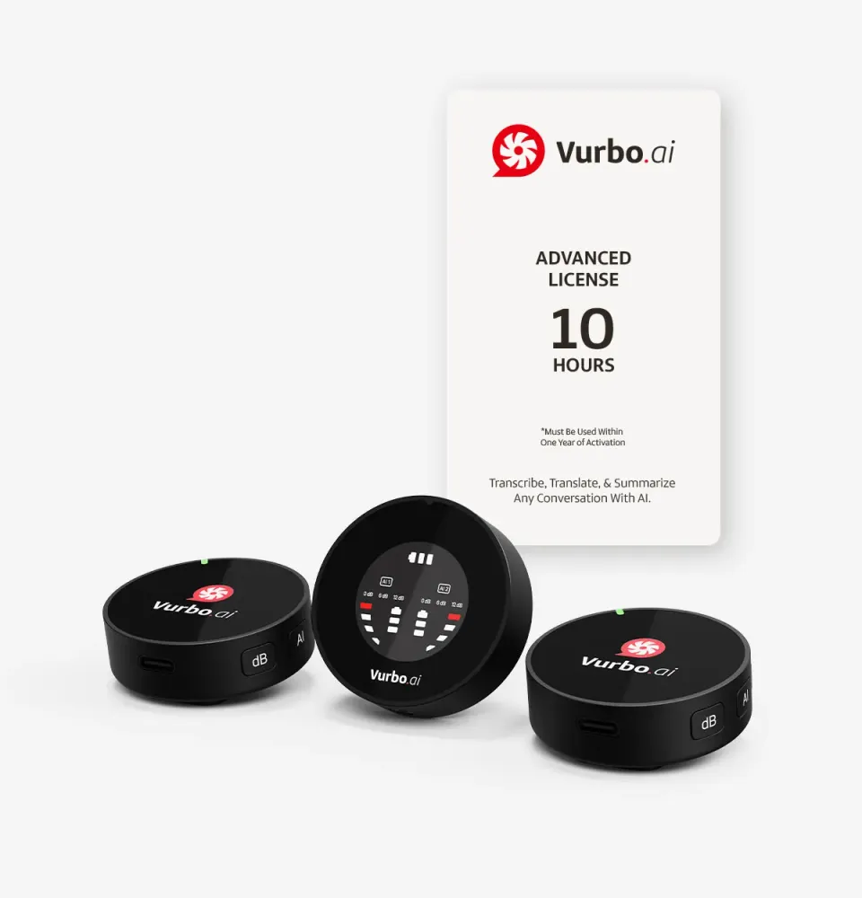 IPEVO Wireless Mic Duo trådløs mikrofon 2 stk 10 timer