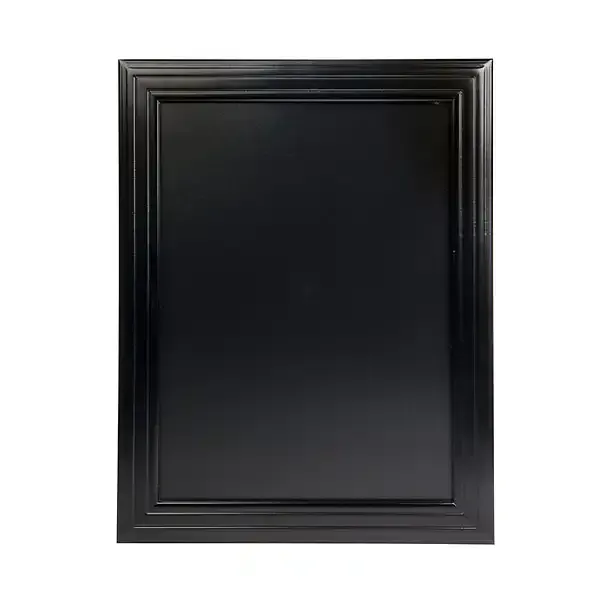 Display menutavle sort træramme 37x47 cm kridt