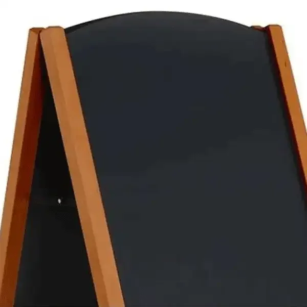 Display 2457 A-skilt bøg 59x78 cm magnet kridttavle
