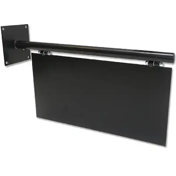 Display Galgeskilt 55 x 30 cm sort udhængsskilt