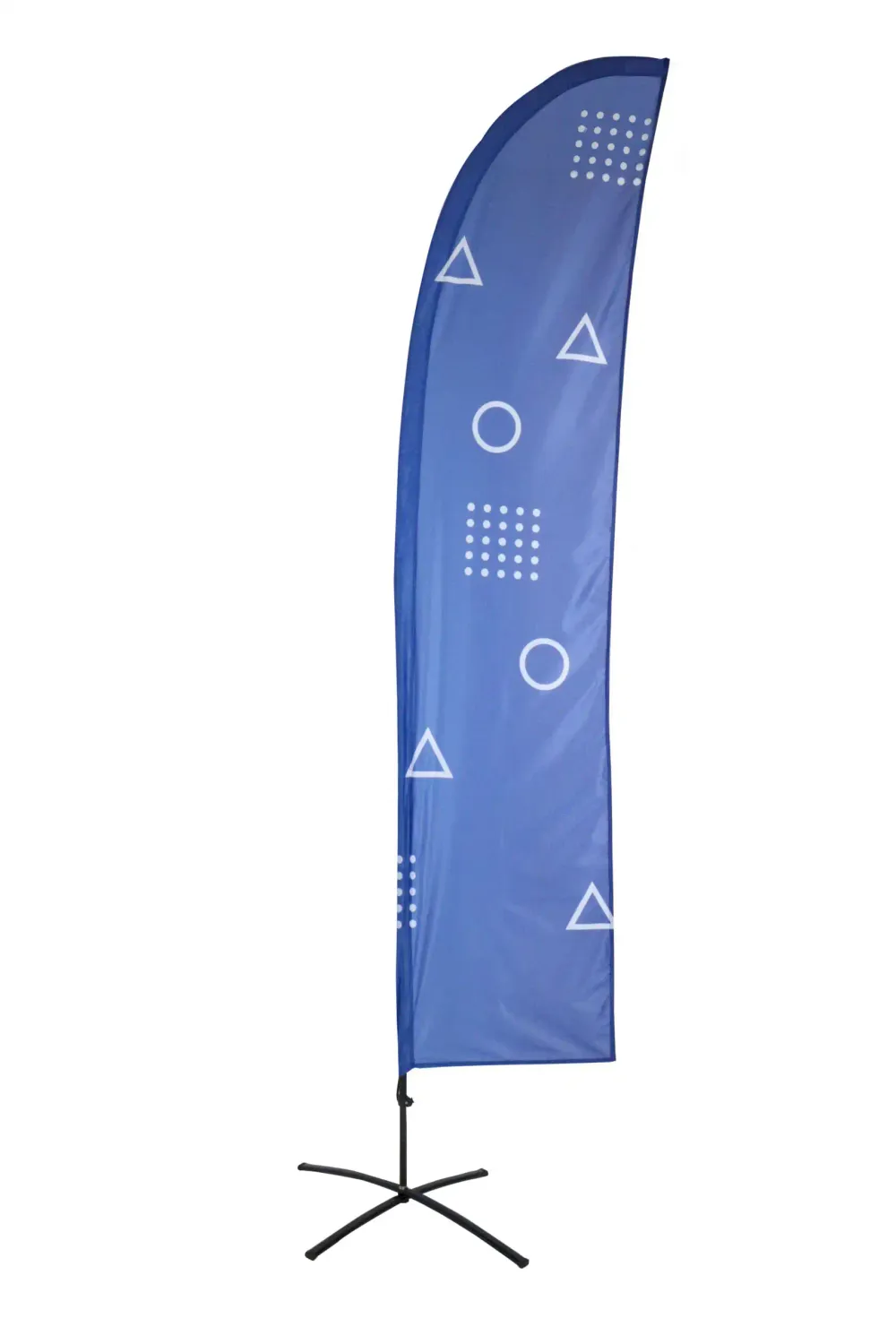 Display Beach Flag Budget Medium beachflag med glasfiberstang