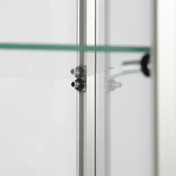 Display VR2-24-800F udstillingsmontre 80x200x40 sikkerhedsglas