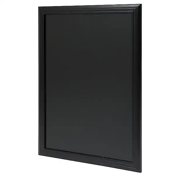 Display Menutavle WBU-BL-60 kridttavle 56x76 sort træ