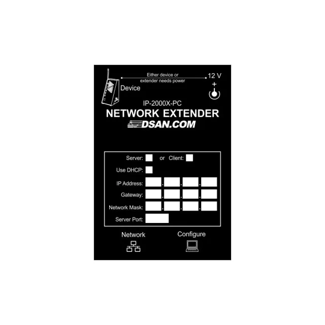 PerfectCue Network Extender netværksadapter server/klient LAN