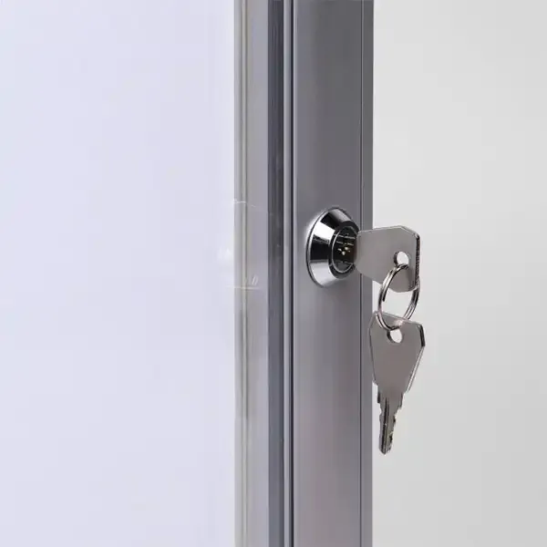 Display SCS4xA4 opslagsskab 4xA4 magnet sølv
