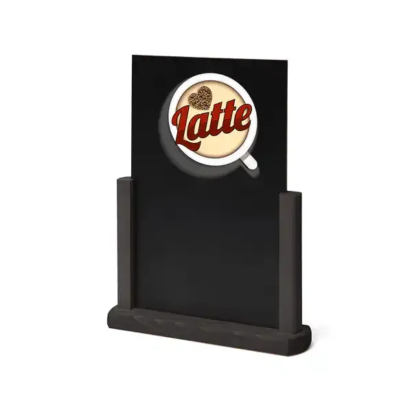 Display Disk A5 menutavle bordmodel sort
