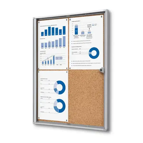 Display Economy SCXSC4xA4 opslagsskab kork 4xA4 aflåst