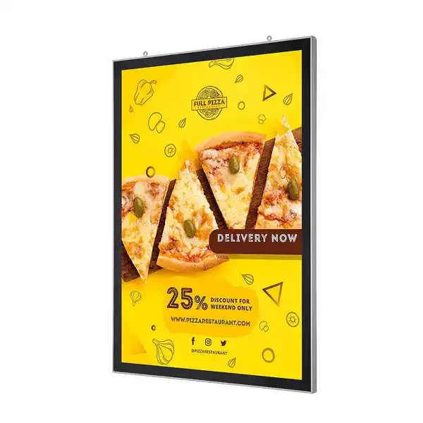 Display LED plakatramme PMLEDA1D A1 dobbelt loft
