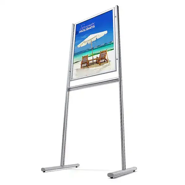 Display Infoboard stander 70x100 med snapramme