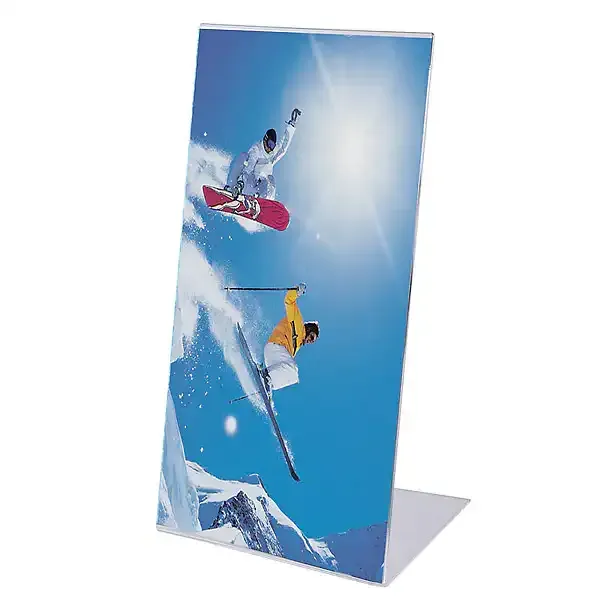 Display konceptholder M65 bord højformat klar akryl