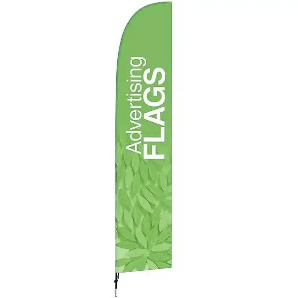 Display BeachFlag XL vingef flag 78x403 cm med stang