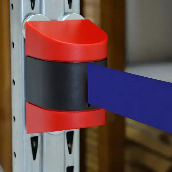 Display Køleder magnetisk væg 460cm blå sele sort/rød