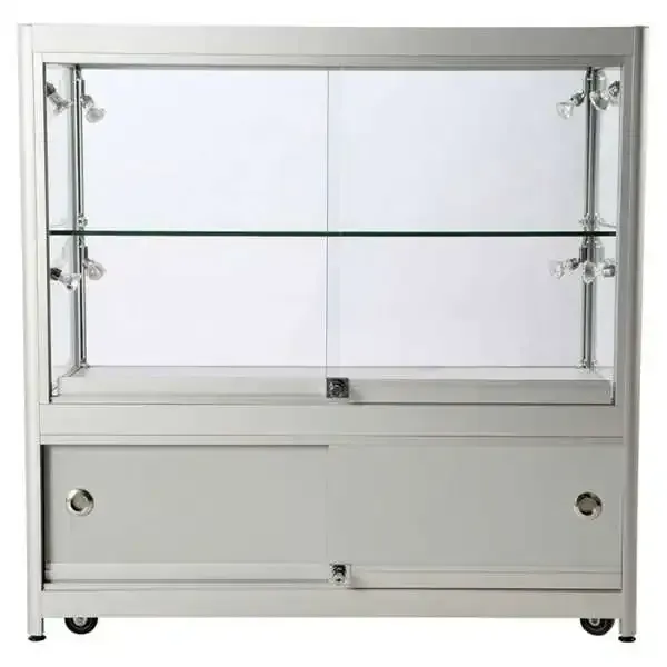 Display udstillingsmontre 90x90x45 LED sort