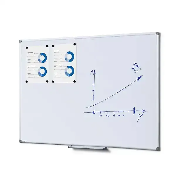 Display ECO whiteboard 120x90 cm magnetisk lakeret stål