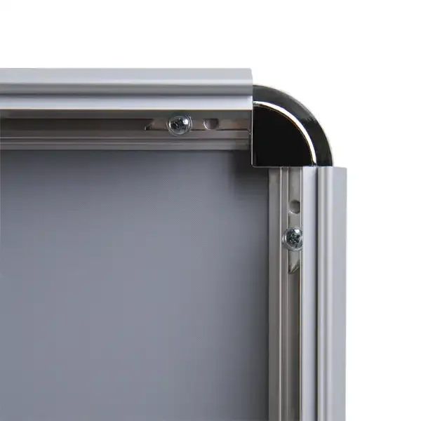 Display KRA2R32 snapramme A2 skilt sølv 32 mm