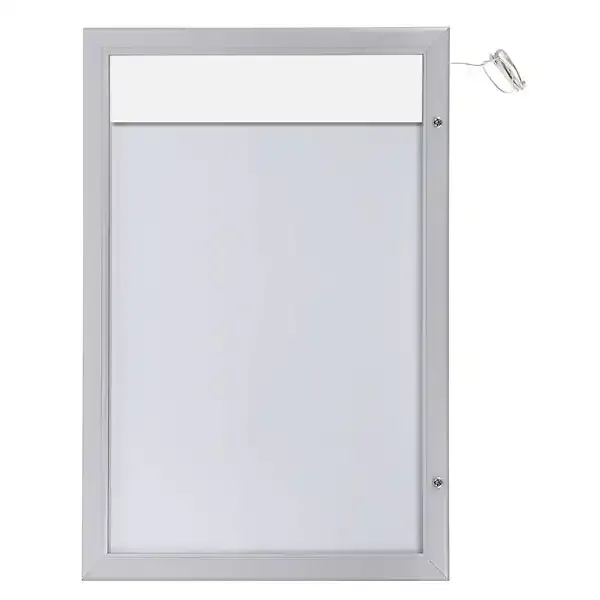 Display SCZ Outdoor Menucase LED opslagsskab 2xA4