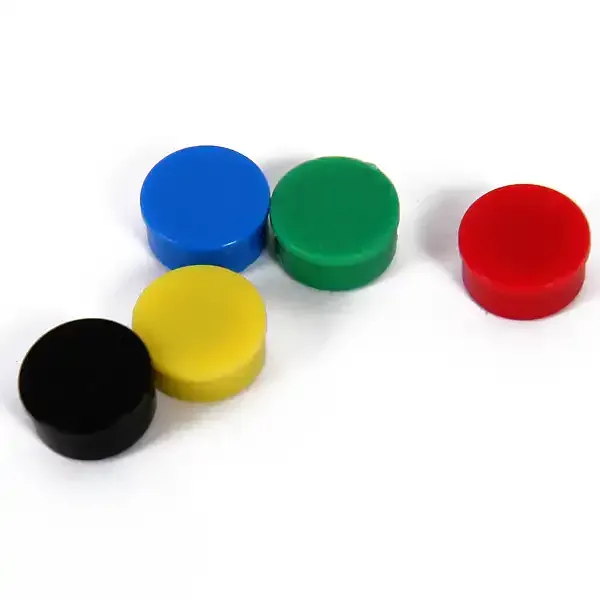 Display Scritto magneter Ø 20 mm 8 stk plastbelagt farvet