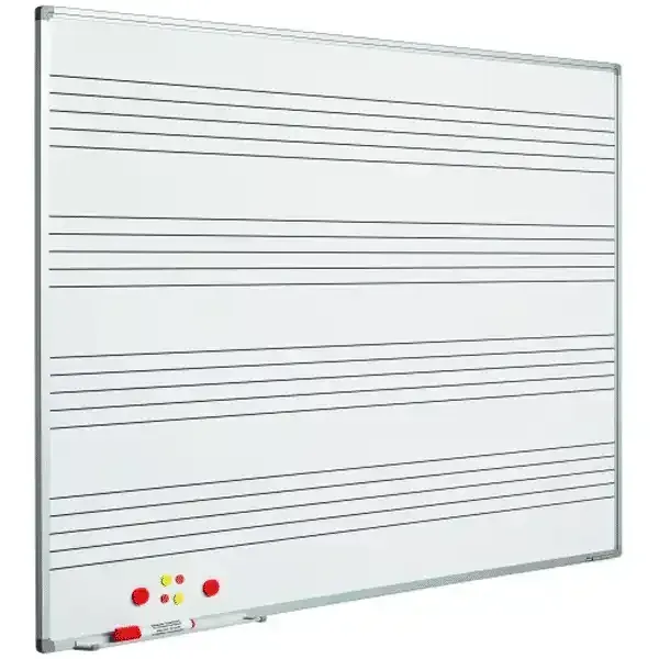Display whiteboard 150x120 cm nodelinjer alu