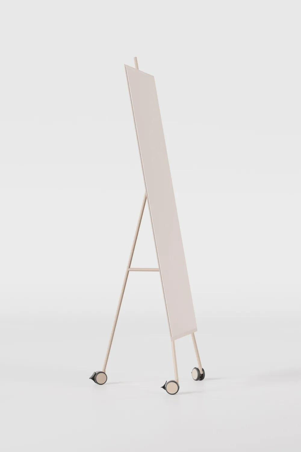 Chatboard Sprinter mobil glastavle blank / mat trefod
