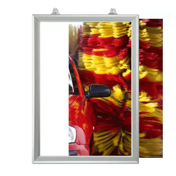 Display A1 plakatramme dobbeltsidet 25 mm alu