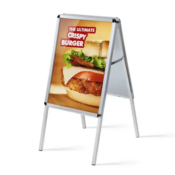 Alu-Line gadeskilt 50x70 cm vejrbestandig sølv