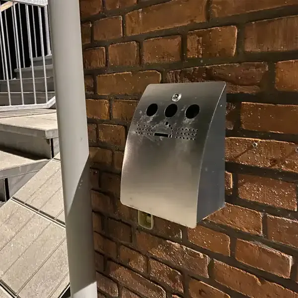 Display Wave askebæger 6701 væghængt børstet