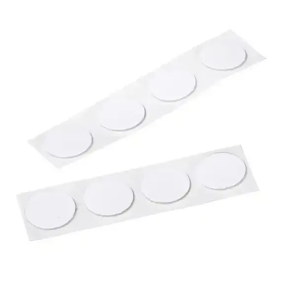 Display Limknapper Ø19 mm transparente klæbepuder