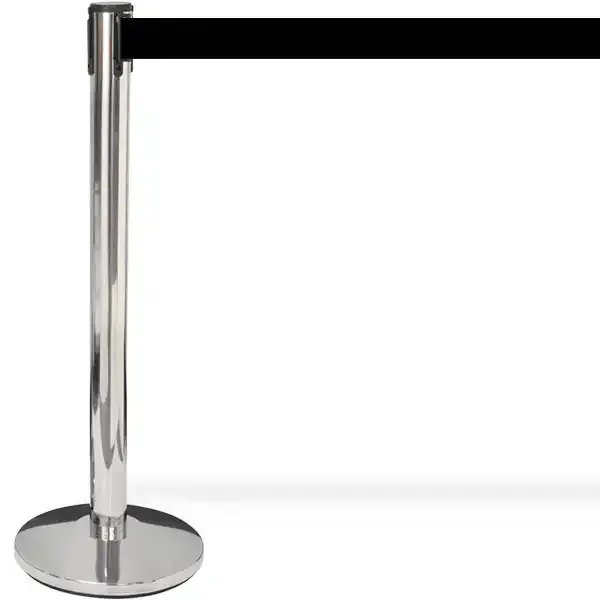 Display køleder stolpe 8000 sølv sort sele 300 cm