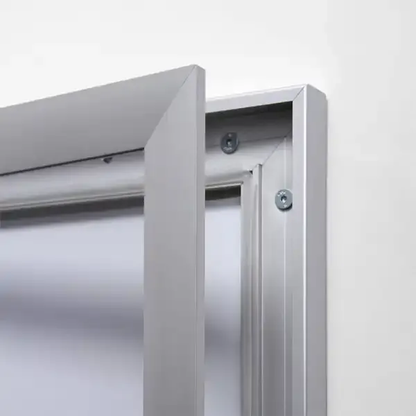Display SCS4xA4 opslagsskab 4xA4 magnet sølv