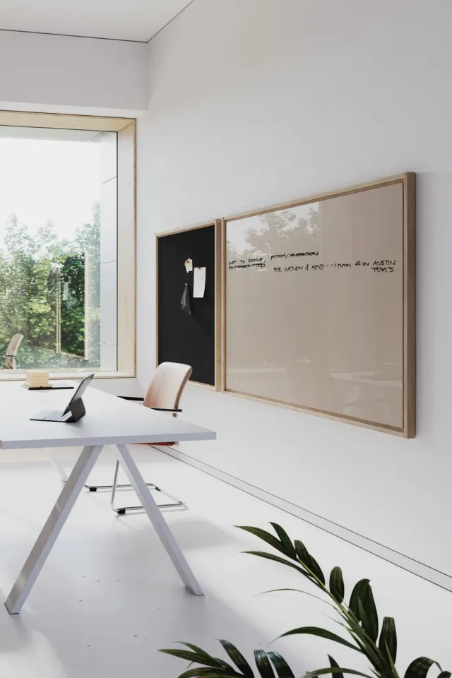 Chatboard Dynamic Flex Wall ramme egetræ 5 str