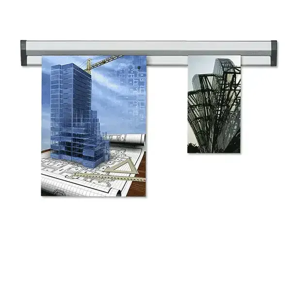 Display Fastnote ophængsskinne 75cm aluminium