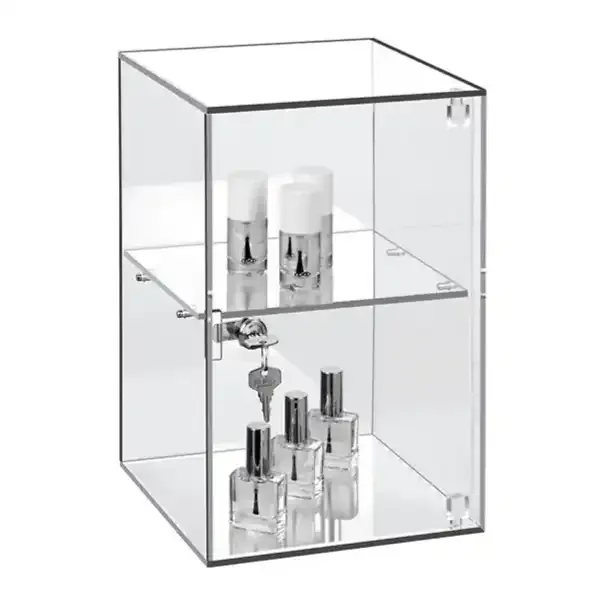 Display Borddisplay large akryl med lås 30x50x30