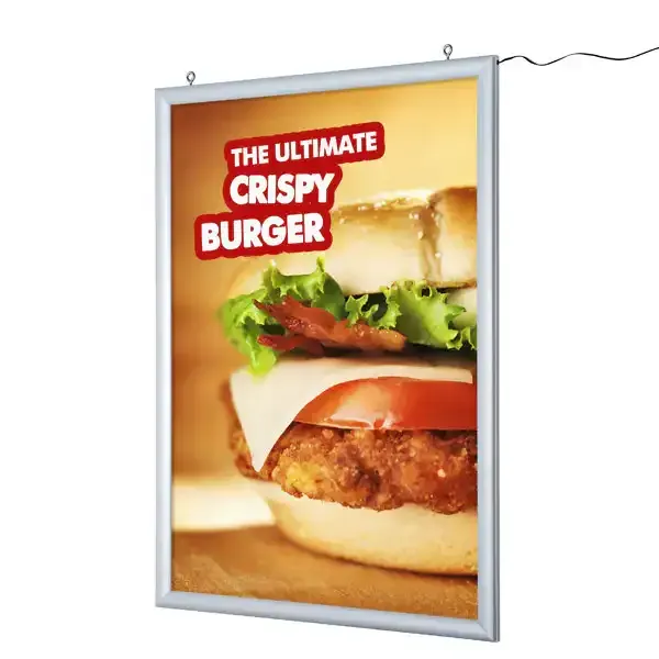 Display LED snapramme A1 lysramme dobbeltsidet