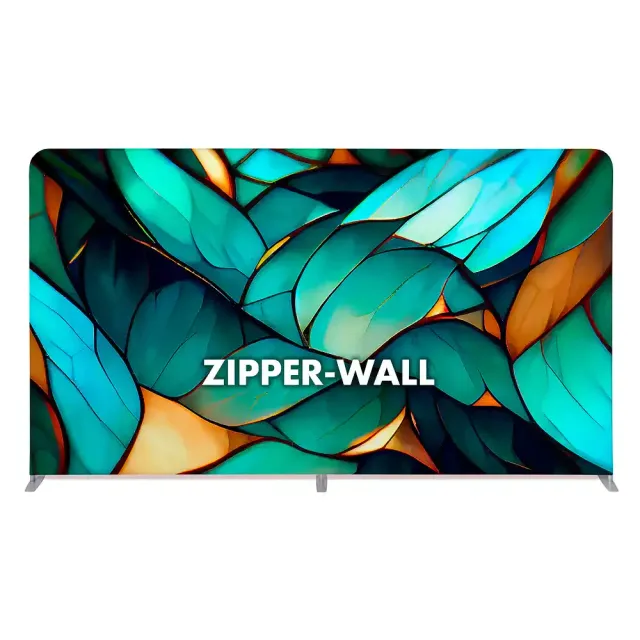 Display Zipper Wall Basic messevæg 400x230 cm hvid